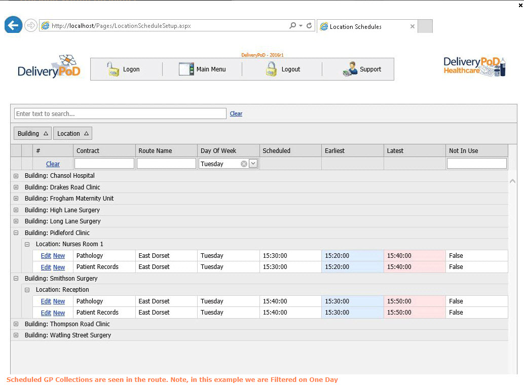 Patient Record Tracking - Delivery Tracking Systems