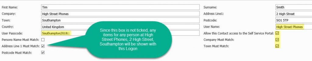 Setting Access to the Customer Services Portal